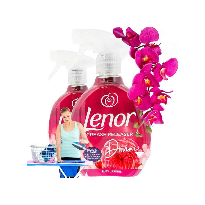 Lenor żelazko w sprayu płyn do prasowania bez żelazka Jaśmin ⭐ Laroxy