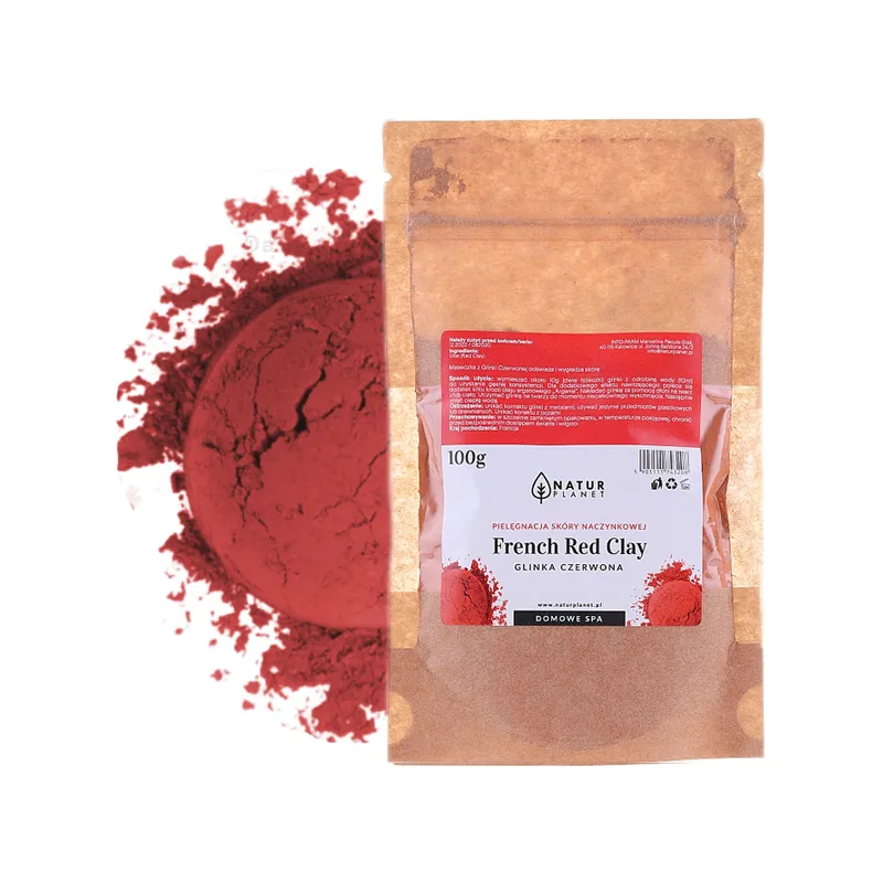 Natur Planet cosmetic red clay 100% Natural ❤️ Laroxy.pl