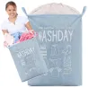 Bathroom laundry basket bag blue ❤️ Laroxy.pl