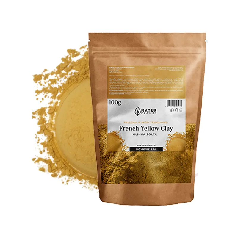 Natur Planet yellow clay powder natural 100g ❤️ Laroxy.pl