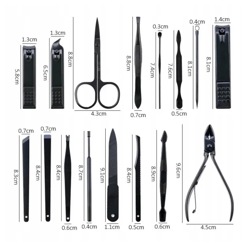 Zestaw do paznokci manicure pedicure, twarzy w etui cocoSpa