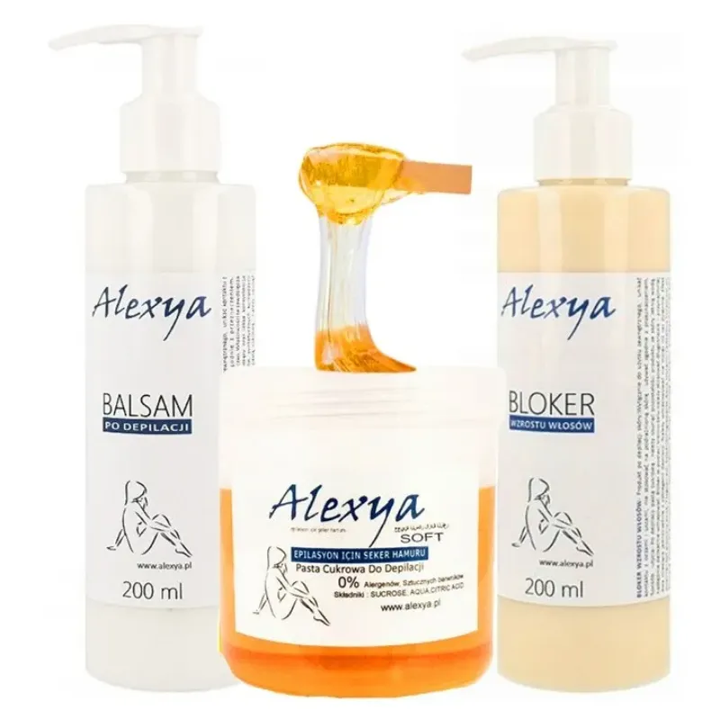 Sugar Paste + Depilatory Powder + Hair Growth Blocker - Laroxy.pl