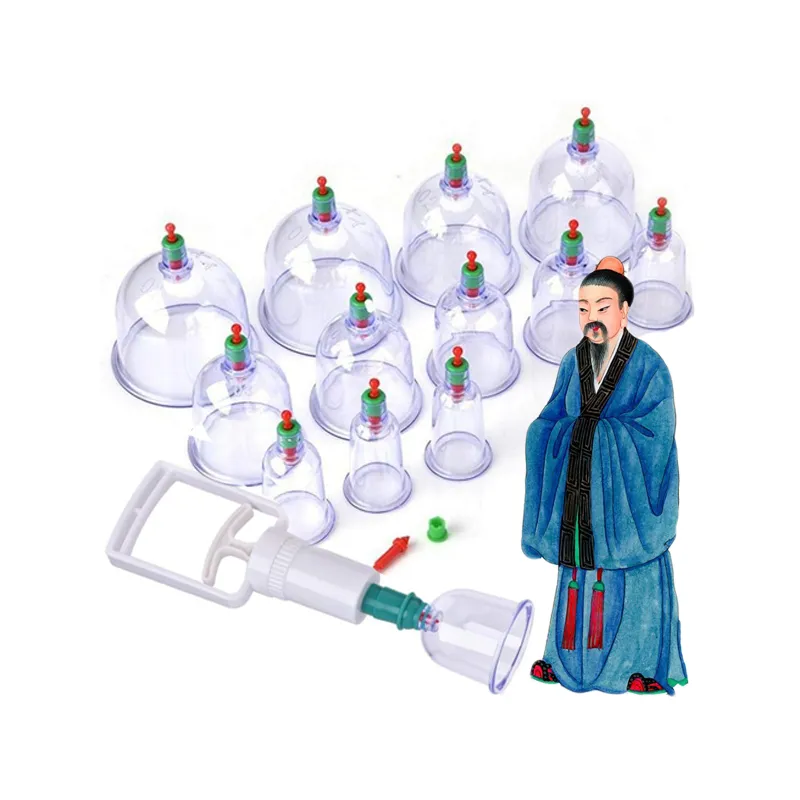 Chinese vacuum healing bubbles fireless with pump ❤️ Laroxy