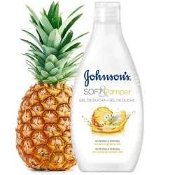 JOHNSON'S Soft&Pamper żel pod prysznic Ananasowy 400ml ❤️ Laroxy