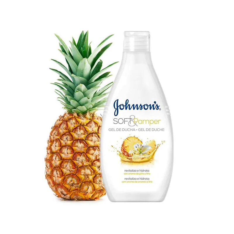 JOHNSON'S Soft&Pamper żel pod prysznic Ananasowy 400ml ❤️ Laroxy