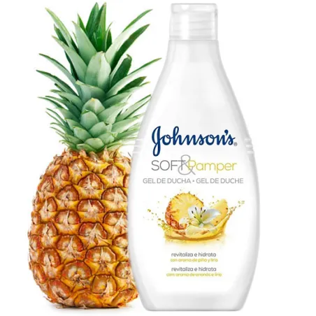 JOHNSON'S Soft & Pamper Pineapple Shower Gel 400ml ❤️ Laroxy