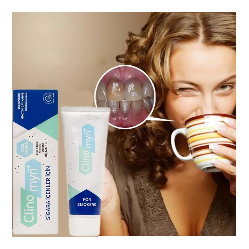 CLINOMYN toothpaste for coffee smokers for plaque ❤️ Laroxy.pl