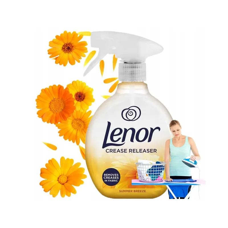 Lenor Żelazko w sprayu + Chusteczki zapachowe do suszarki ⭐ Laroxy