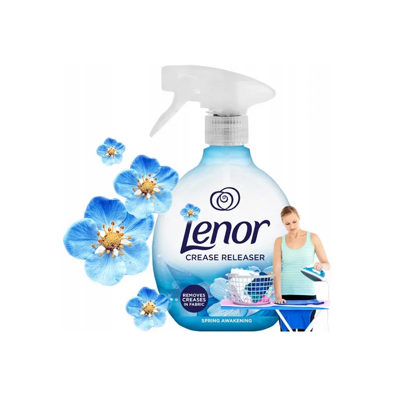 Lenor Żelazko w sprayu + Chusteczki zapachowe do suszarki ⭐ Laroxy