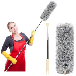 Szczotka do kurzy teleskopowa długa mop miotełka do pajęczyn mycia sprzątania 280cm