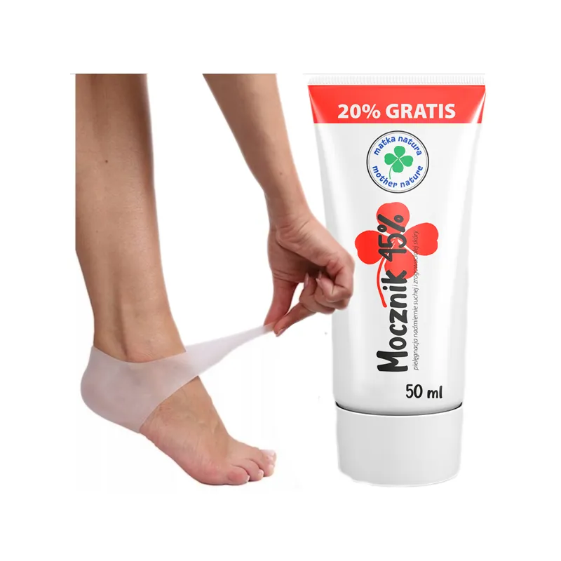 Heel cream with urea 45% + silicone covers ❤️ Laroxy.pl