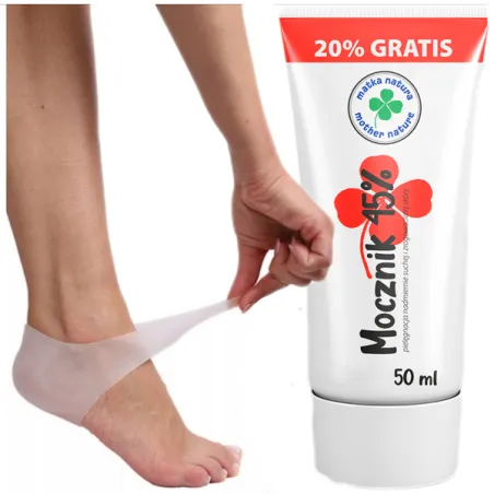 Krem z mocznikiem 45% pięty + osłonki silikonowe ❤️  Laroxy.pl