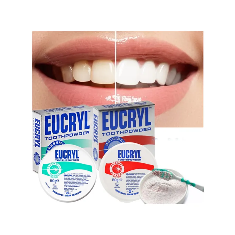 Eucryl tartar removal powder 50g - Effective whitening and cleansing | Laroxy.co.uk