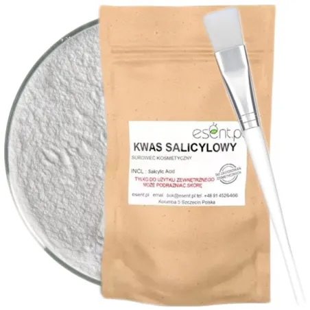 Kwas salicylowy na twarz trądzik wągry pryszcze + Pędzelek - Laroxy.pl
