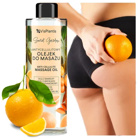 Vis Plantis olejek antycellulitowy do masażu na cellulit 🍊 Laroxy.pl