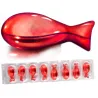 GAL serum pod oczy ampułki drenujące na worki pod oczami opuchniąte oczy przeciwzmarszczkowe kapsułki czerwone 8szt
