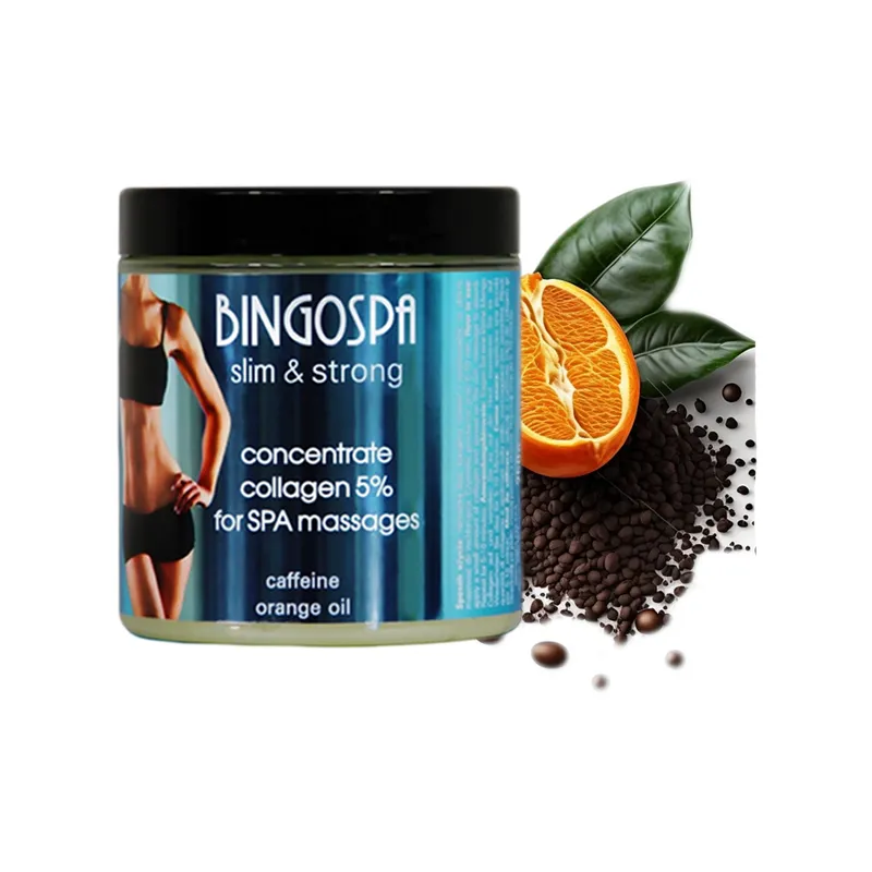 BingoSpa koncentrat na cellulit Kolagenowy 5% + Kofeinowy antycellulitowy do masażu 250g