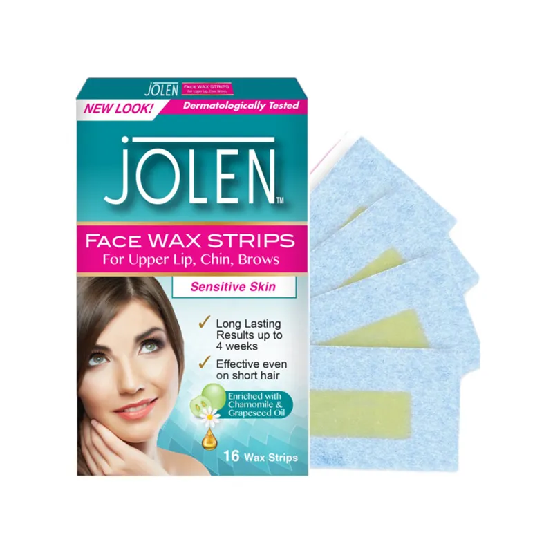 Facial hair removal patches mustache eyebrow beard strips JOLEN 💖 Laroxy