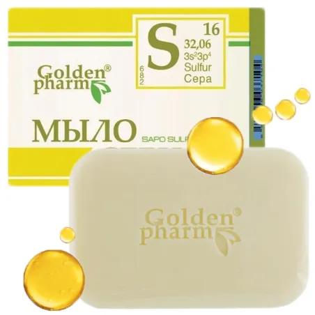Nevskaya sulfur soap for acne-prone skin 90g - Laroxy.pl