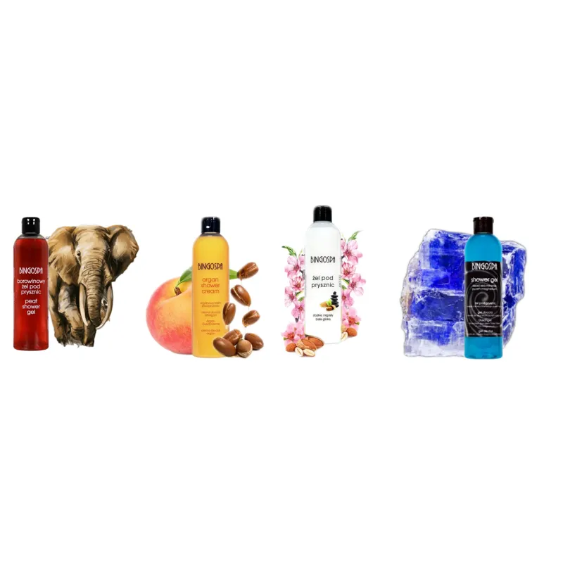 Set of shower gels for men and women NATURAL ❤️ Laroxy.pl