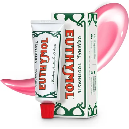 Euthymol pasta do zębów BEZ Fluoru BEZ dwutlenkutytanu naturalna ORYGINALNA 75ml