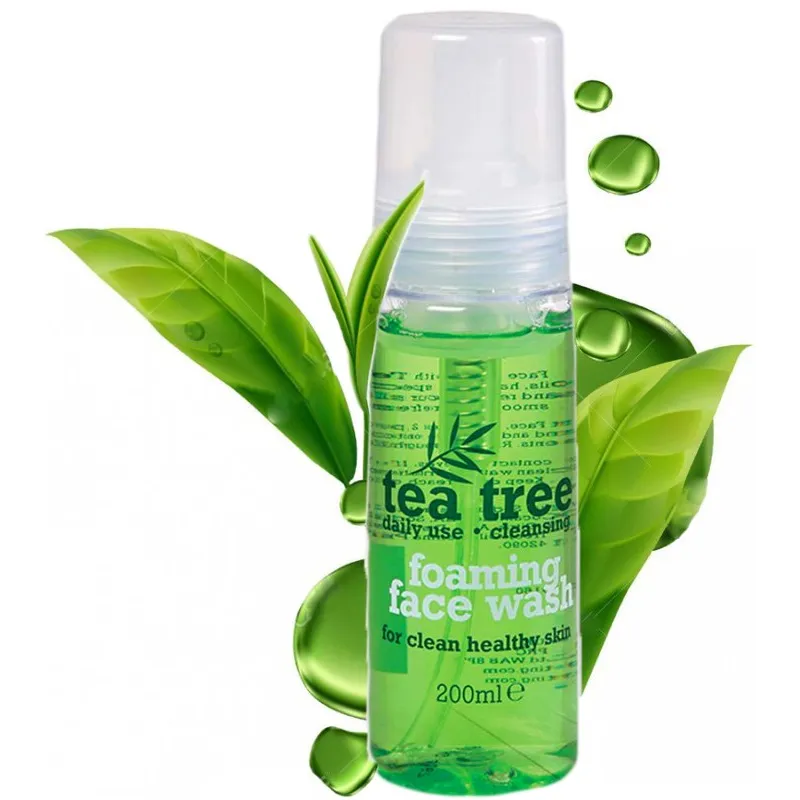 Tea Tree pianka do mycia twarzy demakijażu z Anglii 200 ml