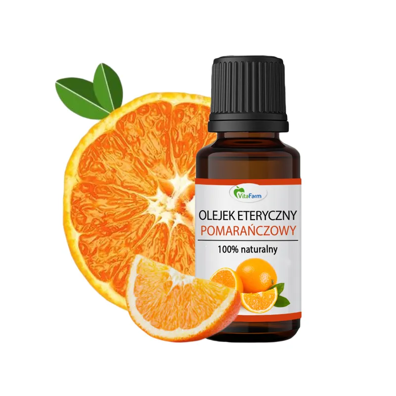 Olejek eteryczny Pomarańczowy 100% organic 10ml ❤️ Laroxy.pl