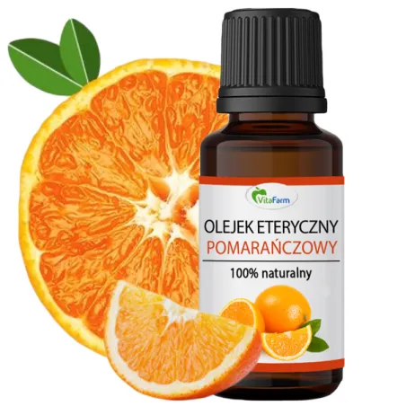 Olejek eteryczny Pomarańczowy 100% organic 10ml ❤️ Laroxy.pl