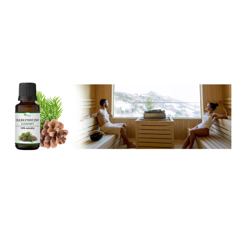 Olejek eteryczny Sosnowy 100% organic  ❤️ sklep Laroxy.pl