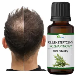 Olejek rozmarynowy na włosy skórę głowy na porost włosów 100% NATURALNY 10ml