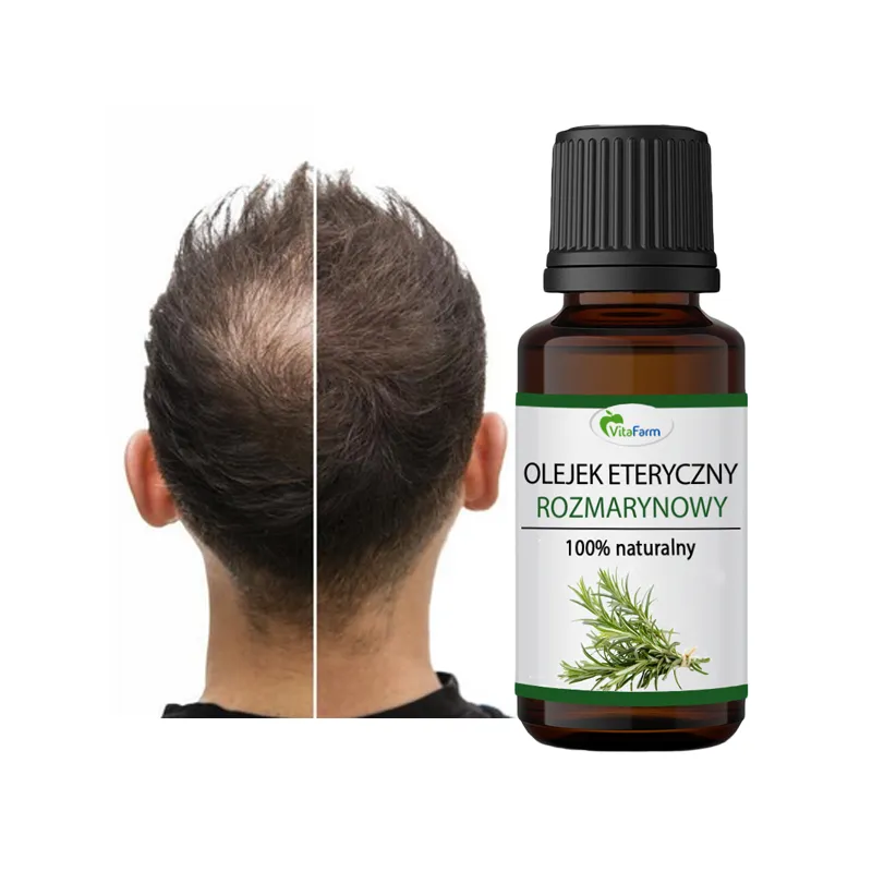 Olejek rozmarynowy na włosy skórę głowy na porost włosów 100% NATURALNY 10ml