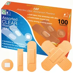 Waterproof strong dressing plasters MIX 100 pieces ❤️ Laroxy
