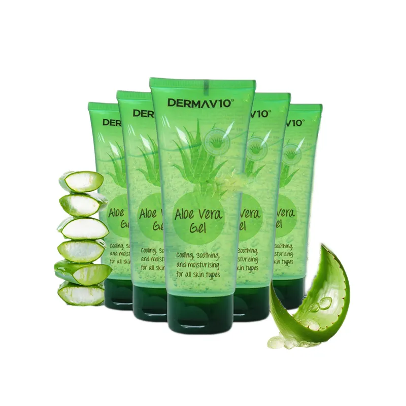 Czysty żel aloesowy do twarzy i ciała włosów po opalaniu ALOE VERA zestaw 5*75ml