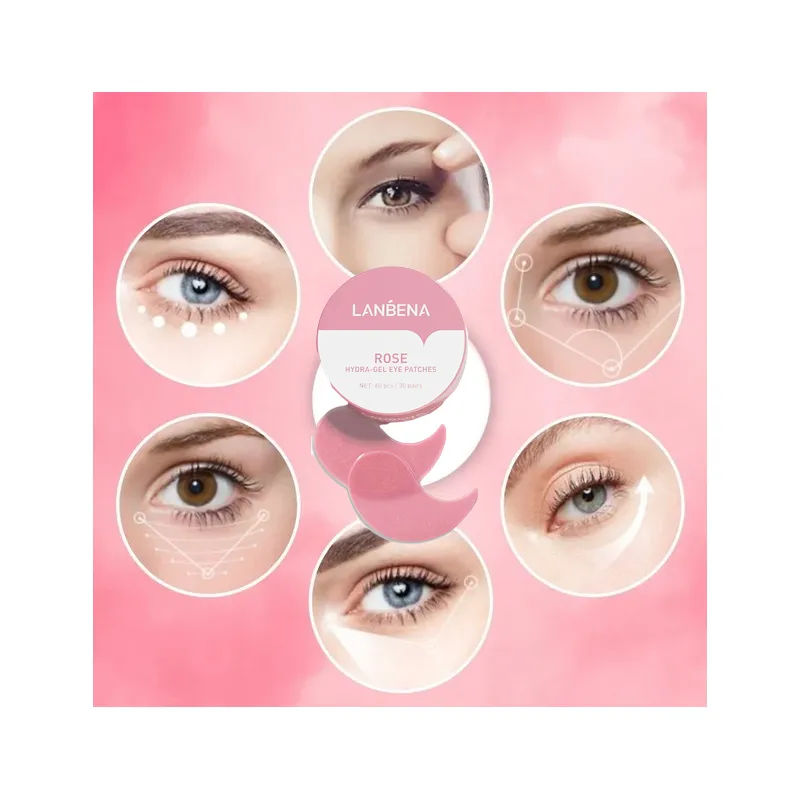LANBENA hydrogel eye patches with hyaluronic acid ❤️ LAROXY