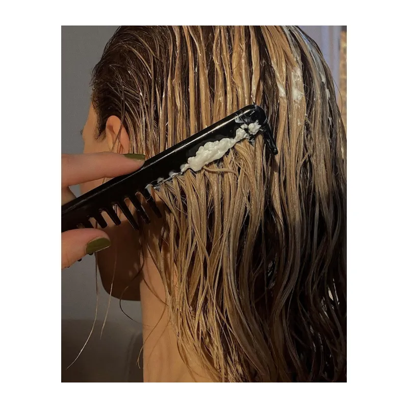 Conditioner for damaged hair growth + Comb for kinks ❤️ Laroxy