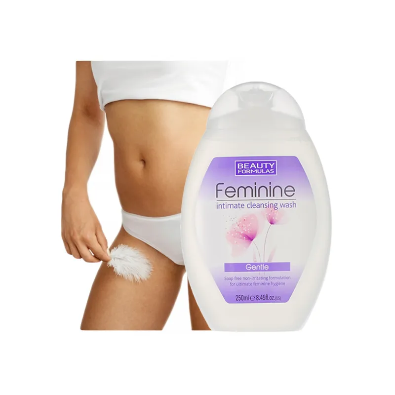Beauty Formulas nawilżający żel do higieny intymnej dobry płyn przeciwgrzybiczy reguluje Ph pochwy 250ml