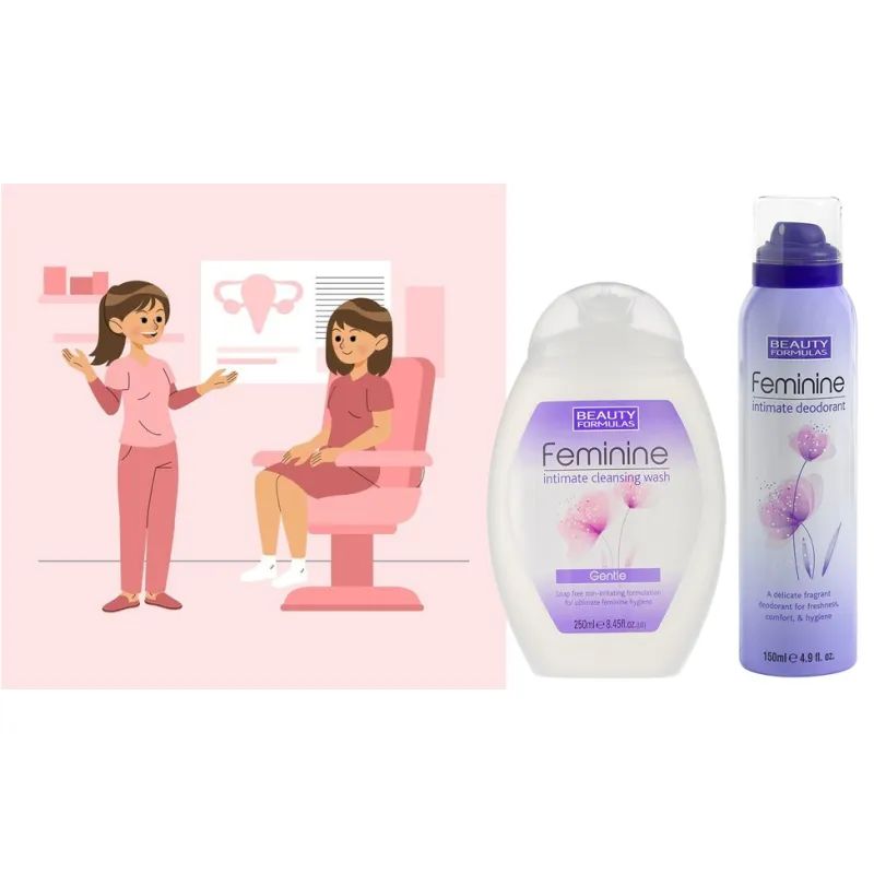 Moisturizing intimate hygiene gel and deodorant ❤️ Laroxy.pl