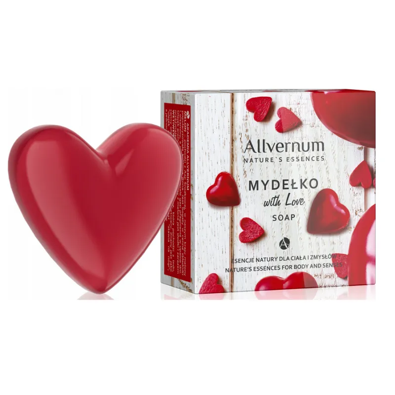 Mydło ozdobne serduszko serce mydełka na prezent glicerynowe ❤️ Laroxy