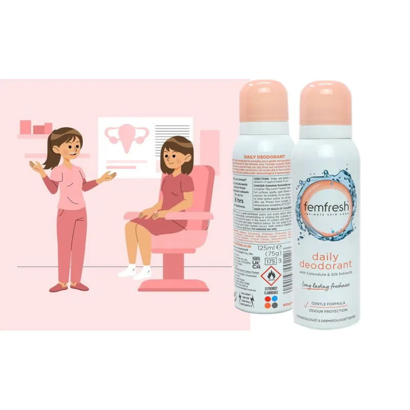 Dezodorant do higieny intymnej dla kobiet RÓŻOWY 125ml ❤️ Laroxy.pl