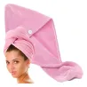 Ręcznik Turban do suszenia włosów z mikrofibry szybkoschnący ❤️ LAROXY