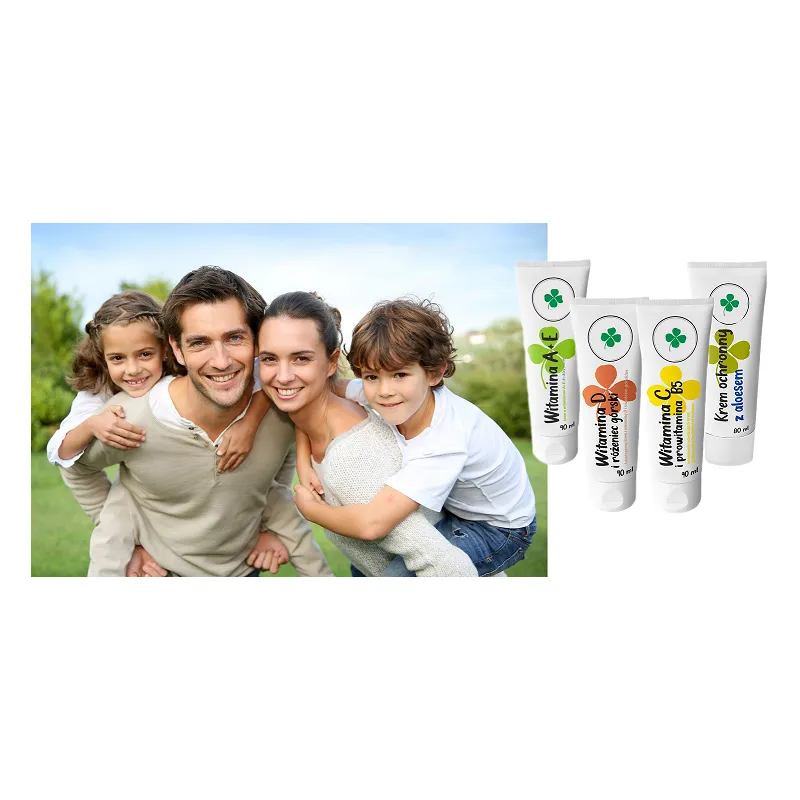 Face cream with vitamin A E C D + ALOES set 🍀 Laroxy