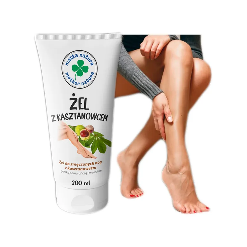 Maść z Kasztanowca na żyły nogi żylaki opuchnięte kostki żylaki + sól 🌳 Laroxy