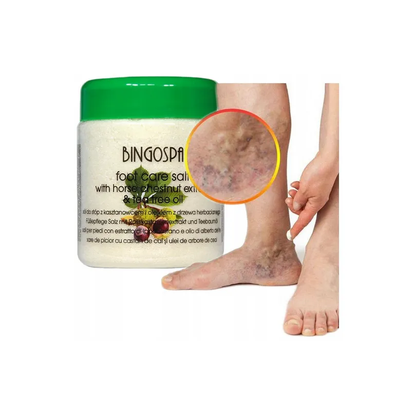 Maść z Kasztanowca na żyły nogi żylaki opuchnięte kostki żylaki + sól 🌳 Laroxy