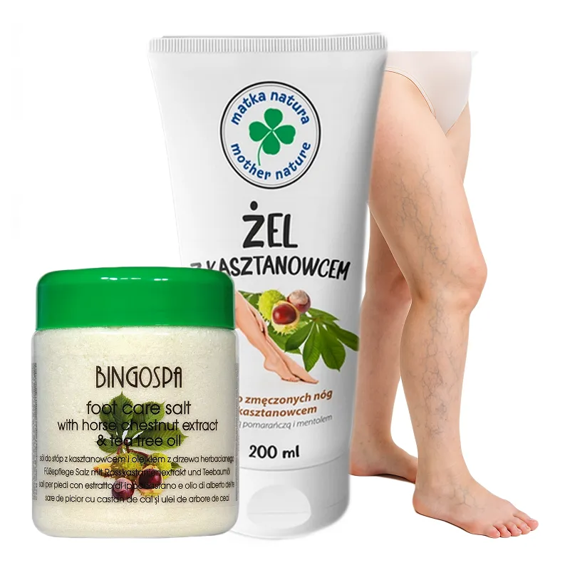 Chestnut ointment for leg veins varicose veins swollen ankles varicose veins + salt 🌳 Laroxy
