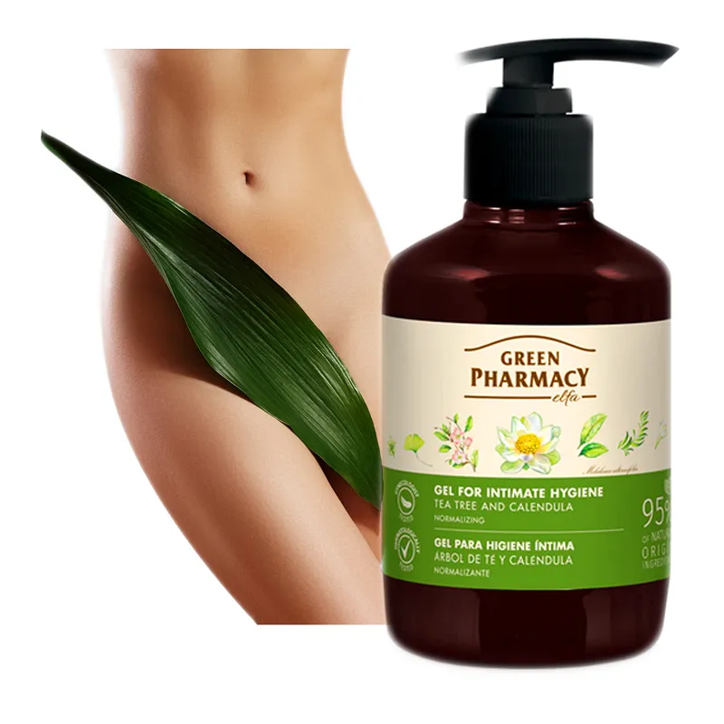 Green Pharmacy dobry płyn do higieny intymnej przeciwgrzybiczy przeciwbakteryjny żel 370ml
