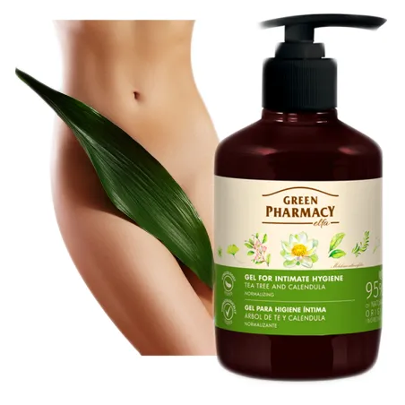 Green Pharmacy dobry płyn do higieny intymnej przeciwgrzybiczy przeciwbakteryjny żel 370ml