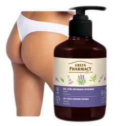 Green Pharmacy nawilżający żel do higieny intymnej na infekcje intymne swędzenie naturalny polecany przez ginekologów 370ml