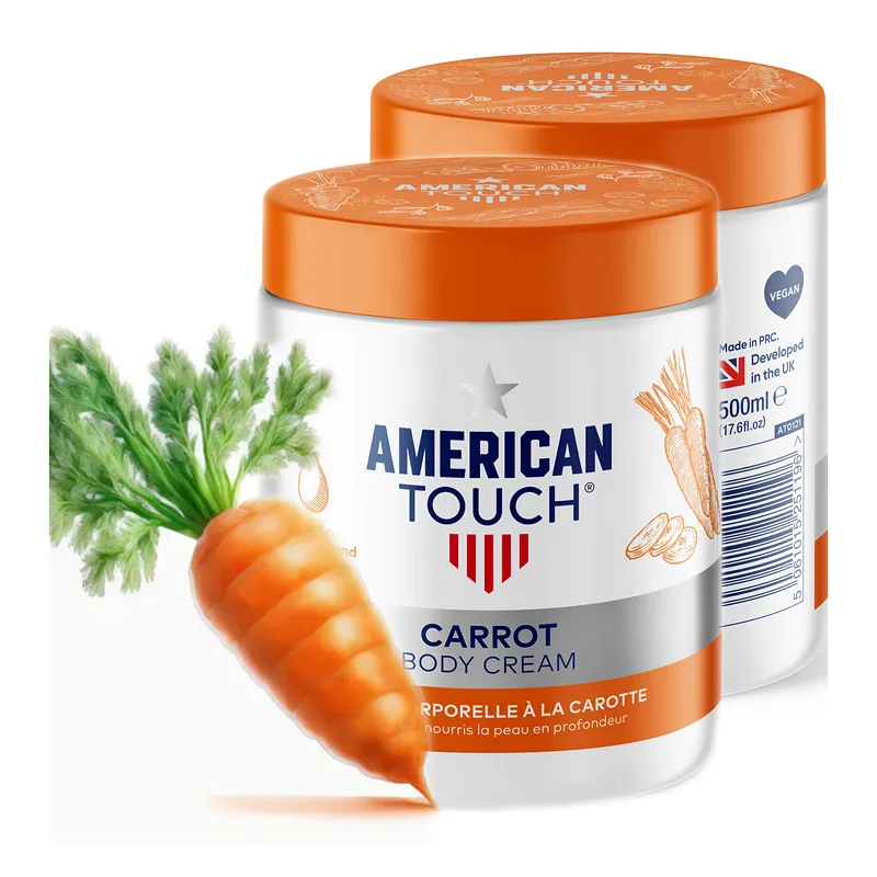 American touch Mocno nawilżający balsam do ciała po opalaniu szybko wchłaniający się z karotenem 500ml