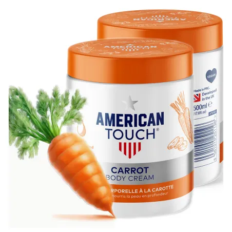 American touch Mocno nawilżający balsam do ciała po opalaniu szybko wchłaniający się z karotenem 500ml