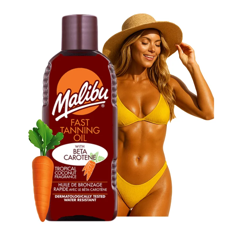 Turbo przyśpieszacz opalania na plaże solarium z karotenem ☀️ MALIBU